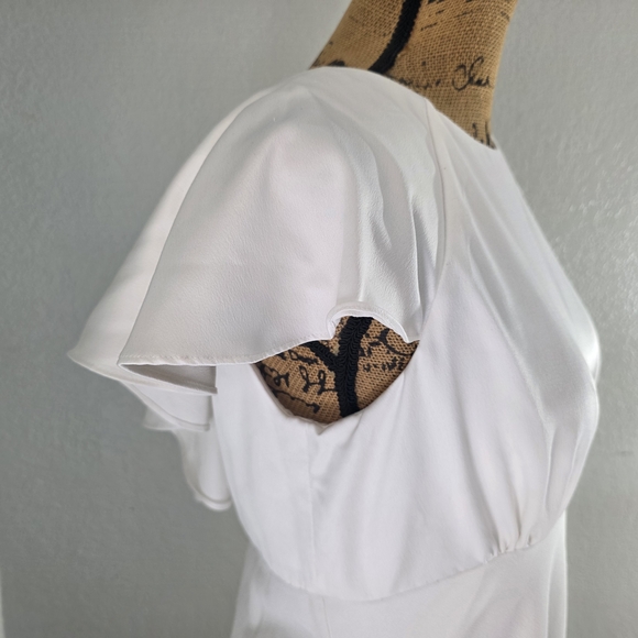 Adrianna Papell White Midi Dress - Picture 4 of 5